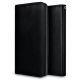 Samsung Galaxy S20 WALLET FOLIO Series with Card Holders and Magnetic Flap Closure - Black Leather