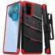 Samsung Galaxy S20 Plus BOLT Series Holster with Kickstand - Black/Red	