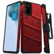 Samsung Galaxy S20 Plus BOLT Series Holster with Kickstand - Red/Black