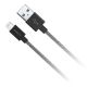 Acellories 6ft. MFI Premium Braided Charge & Sync Cable Black For iPhones