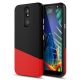 LG K40 DIVISION Series Dual Layer and Shockproof Protection - Black/Red	