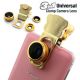 Universal Clamp Camera Lense For Smartphones Gold