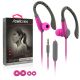 Acellories Athletic High Performance W/ Built-In Mic Earbuds Pink/Gray