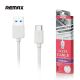 Remax 1000mm Type-C USB Data Light Cable White