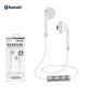 Bluetooth Wireless BT879 Rechargeable In-Line Mic Stereo Buds Silver