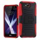 LG X Charge Rugged W/ Kickstand Case Red
