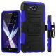 LG X Charge Rugged W/ Kickstand Holster Combo Blue