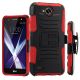 LG X Charge Rugged W/ Kickstand Holster Combo Red
