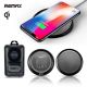 Qi Remax RP-W11 Linon Series Wireless Charging Pad For S9/ S9 Plus/ iPhone X/ Xs iPhone 8/8 Plus Black