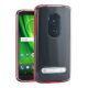 Moto G6 Play Silicone Kickstand Case Red
