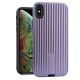 iPhone Xs Max Hybrid Lined Design Case Purple
