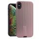 iPhone Xs Max Hybrid Lined Design Case Rose Gold