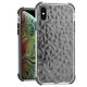 iPhone Xs Max Transparent Triangle Pattern Case Gray