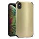 iPhone Xs Max Lined Design Hybrid Case Gold