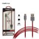 Acellories 10ft. MFI Tangle-Resistant USB Data Cable Red For iPhones
