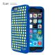iPhone 6S/ 6 iLuv Aurora Wave Glow-in-the-Dark Silicone Case Blue/ Yellow