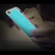 iPhone 6S/ 6 iLuv Aurora Wave Glow-in-the-Dark Silicone Case White