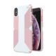 iPhone Xs Max Speck Presidio GRIP Dove Grey/Tart Pink