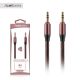 Acellories 6ft Aux Cable with extra durability Rose gold