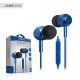 Acellories Rim Stereo Earbuds with Universal In-Line Controls Blue