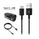 Samsung S10 OEM Type-C to USB Sync and Charger Cable Black