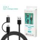AData MFI 2-in-1 Sync Charge Cable For iPhones Black