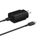 Samsung OEM Super Fast Wall Charger with USB-C to USB-C cable Black