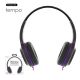 Sentry tempo Stereo Headphone with Mic Purple