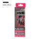 Sentry MICRO Stereo Earbuds with Mic Pink