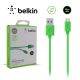 Belkin Micro USB 4ft Mixit Data Cable Green