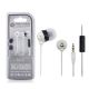 Talkbuds Stereo In-Line Mic Earbuds White