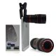 Universal Clip Camera Lense For Smartphones Black