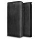 LG Aristo 4+/ Escape+ WALLET FOLIO Series with Card Holders and Magnetic Flap Closure - Black Leather	