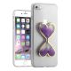 iPhone 6/6S Plus Liquid Double Heart Case Purple